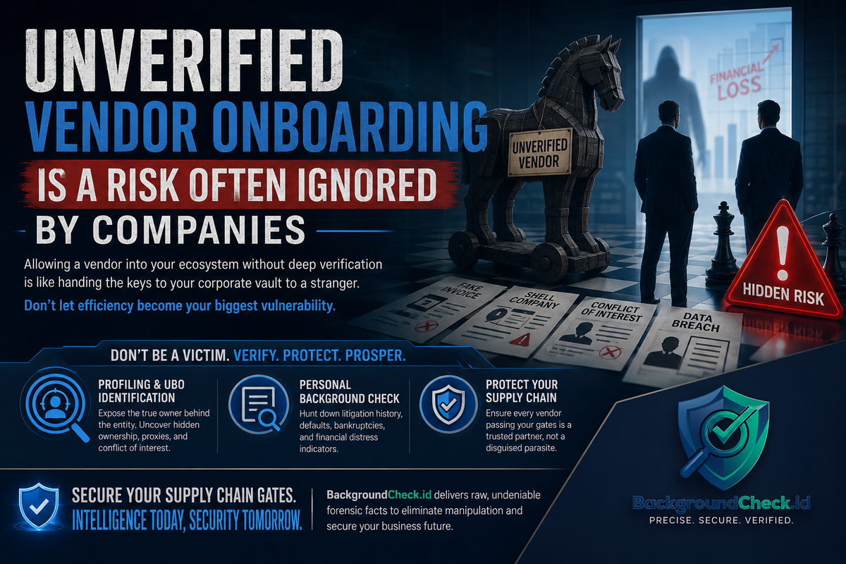 Vendor Onboarding Tanpa Verifikasi Adalah Risiko yang Sering Diabaikan Perusahaan