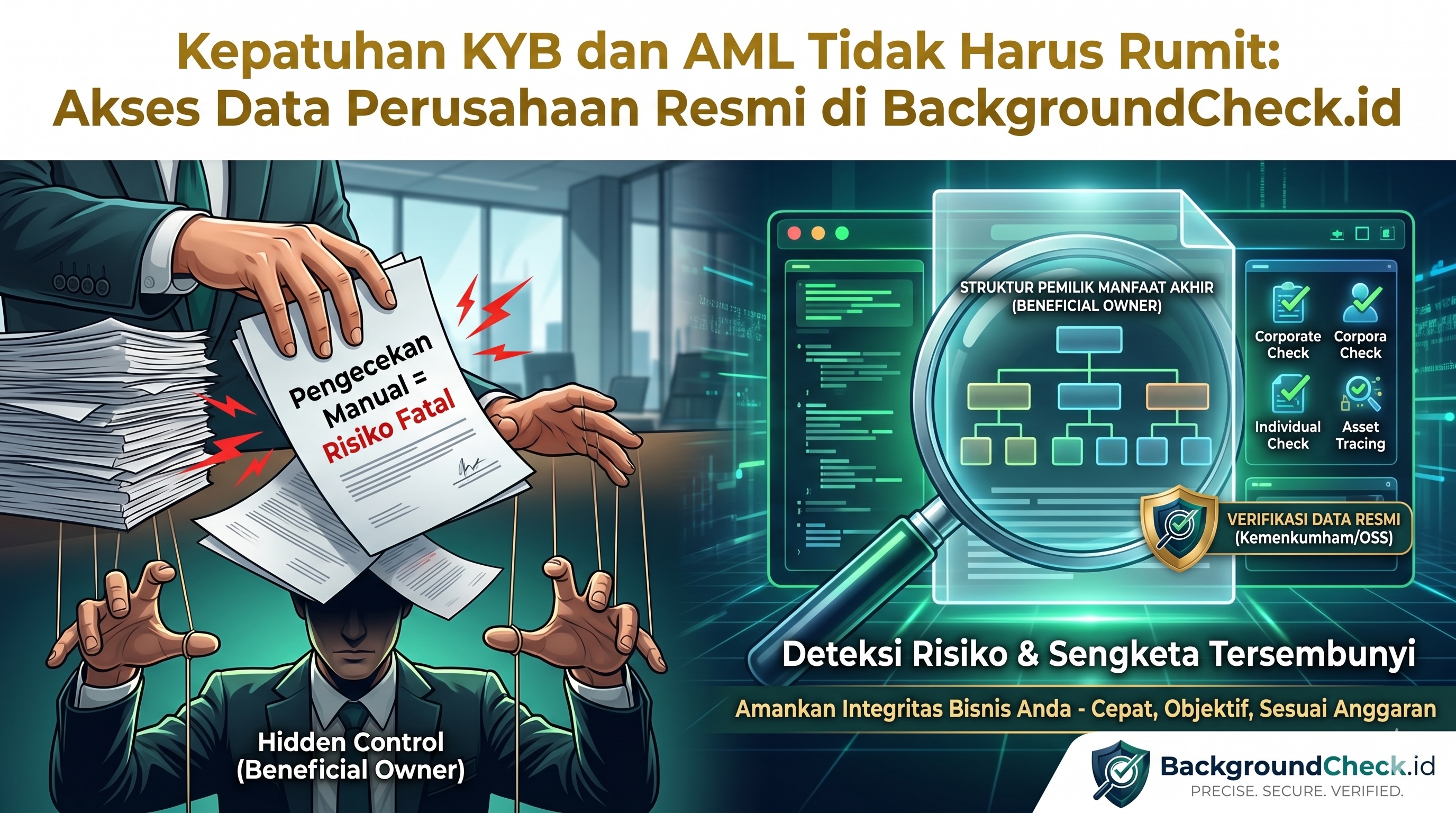 KYB and AML Compliance Doesn't Have to Be Complicated: Access Official Company Data at BackgroundCheck.id