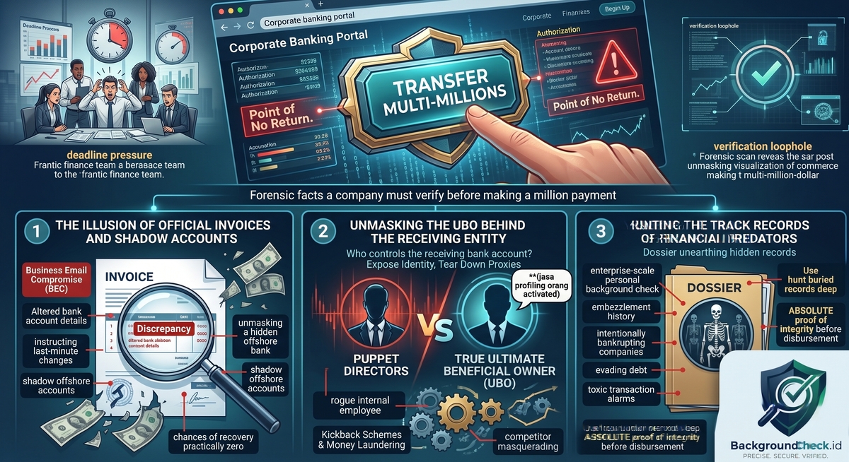 Before Sending a Multi-Million-Dollar Payment, Make Sure You Have Checked These Forensic Facts