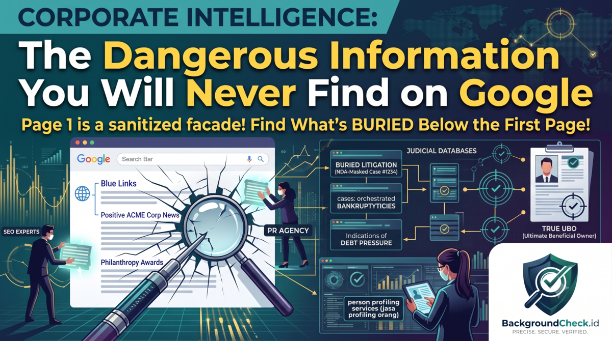Corporate Intelligence: The Dangerous Information You Will Never Find on Google